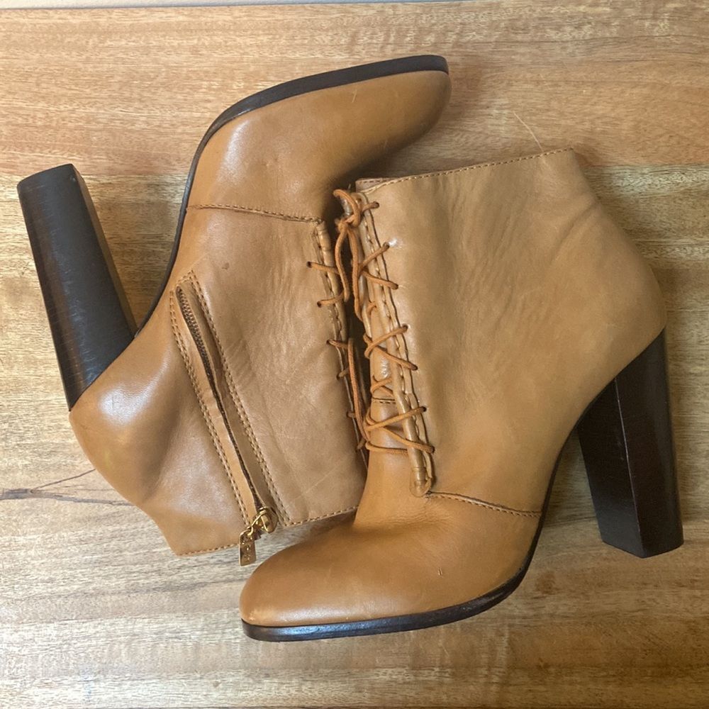 Elizabeth And James Tan Ankle Boots